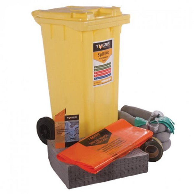 TYGRIS 2-Wheeled Maintenance Spill Kit 90L - SK90(M)